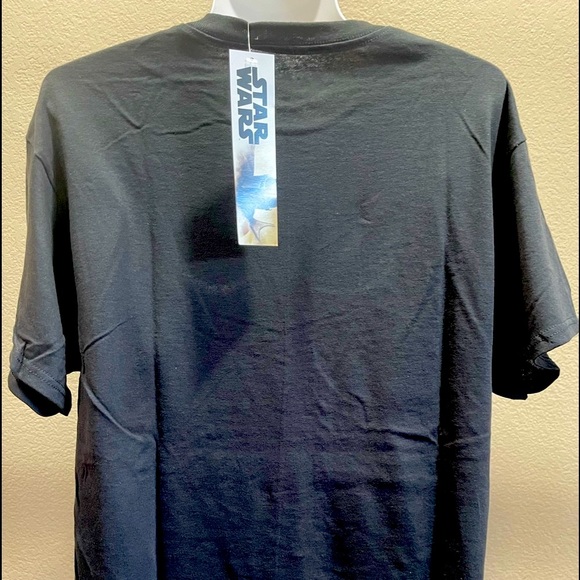 Star Wars, Mens, Christmas, T-Shirt, Black, Large, XL and XXL Mandelorian,NWT - Picture 3 of 4